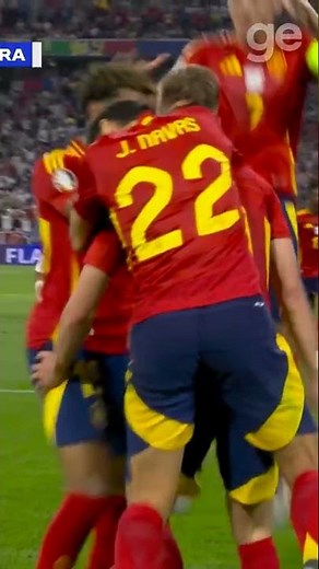 GOAL BY DANI OLMO! SPAIN TURNS THE GAME AROUND! | SPAIN VS FRANCE | EURO 2020 | #shorts | sportv