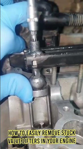 How to Easily Remove Stuck Valve Lifters in Your Engine #shorts #mechanic #automobile