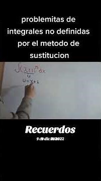 Solving an exercise involving indefinite integrals using the substitution method