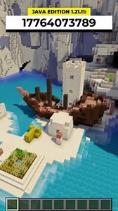 Cliffside village & shipwreck Minecraft seed: Stunning spawn location!