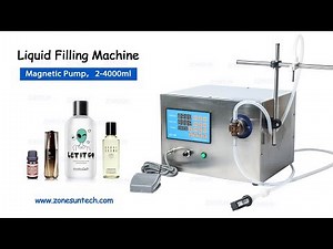 How to use Desktop Liquid Semi Automatic Liquid Filling Machine