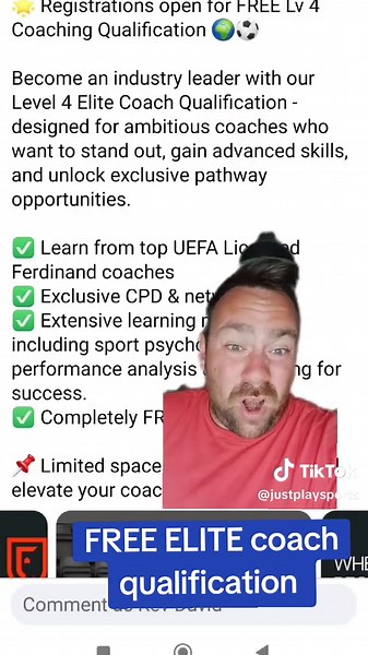 Free Elite Coaching Course for Soccer Coaches
