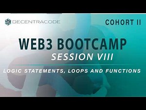 Logic Statements, Loops and Functions in Javascript.