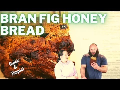 FIG BREAD Recipe | OLD FASHIONED Bran Fig Honey Bread From a 1937 Recipe!