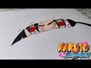 How to Draw Itachi's Eyes | Step-by-Step Tutorial