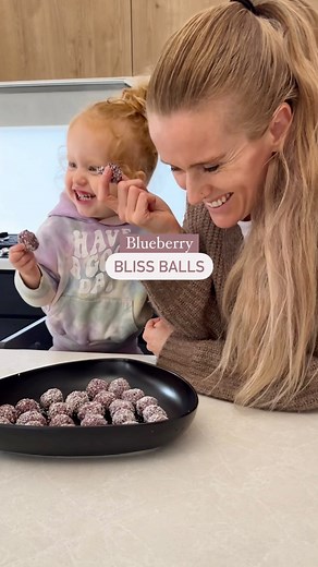 3K views · 3.8K reactions | 𢡄 BLUEBERRY BLISS BALLS 𢡄 This was my...