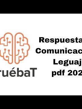 Prueba T - Comunicación y Lenguaje 2024