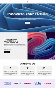 Content Creation Services - HTML5 Template by Nicepage