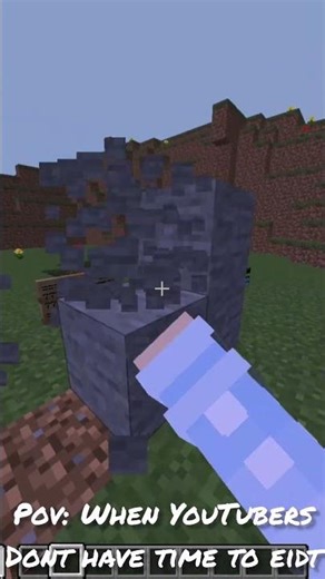 Pov: When YouTubers do t have time to edit even the edit is wrong (edit) 🤣 #minecraft #minecrftshort