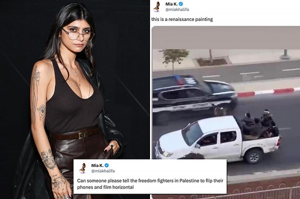 Mia Khalifa celebrates Hamas attack on Israel, posts video to Instagram stories