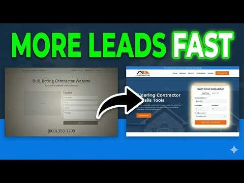 Why Your Contractor Website Isn’t Getting Leads (And How to Fix It)