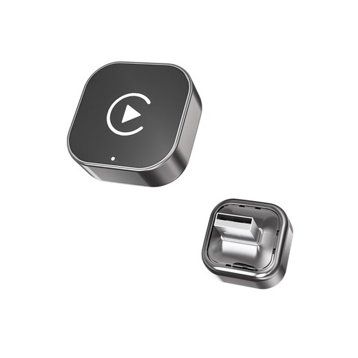Portable Mini Wireless CarPlay Adapter Converts Wired to Wireless for CarPlay Via USB 2in1
