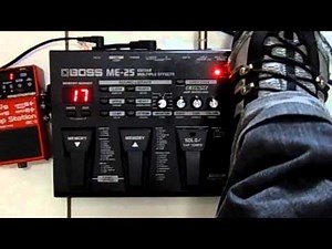 Boss ME 25 no baixo