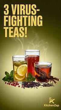 3 Antiviral Teas That Stop Colds Before They Start #immunity #herbaltea