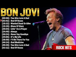 Bon Jovi Greatest Hits Full Album - Relive the Classic Rock Sound of the 80s and 90s