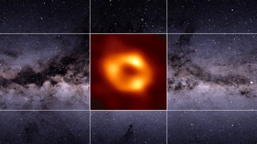 How our galaxy's black hole was captured