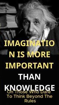 Imagination is more important than knowledge #motivation #quotes #mindquotes