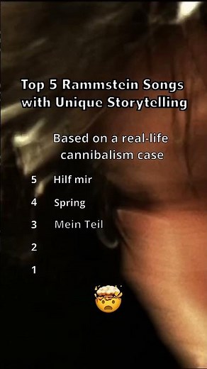 Top 5 Rammstein Songs with Unique Storytelling