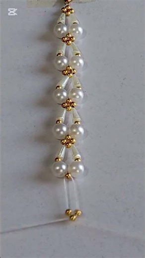 bugle bead bracelet handmade easy diy #youtubeshorts #beads #foryou #diy #viralvideo