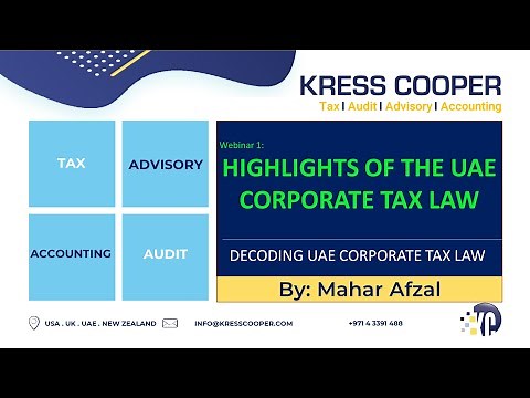 UAE Corporate Tax Highlights | Key Points of UAE CT Law Explained