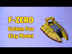 Making The Golden Fox with Polymer Clay (F-Zero)