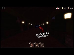 Roblox - Doors rush broke the garden room lights