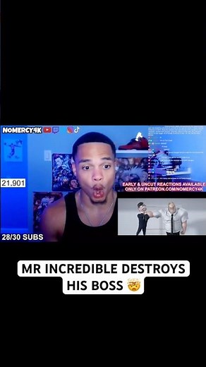 Mr. Incredible vs his boss