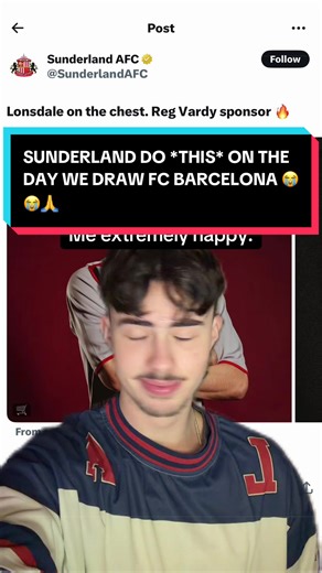 Sunderland's Excitement After Drawing FC Barcelona