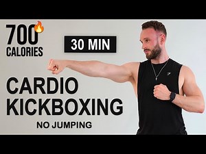 30 Min INTENSE CARDIO KICKBOXING Workout | Fat Burn 🔥 | No Jumping | (No Equipment, No Repeats)