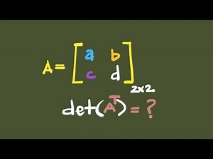 Como Calcular o Determinante da Matriz Transposta