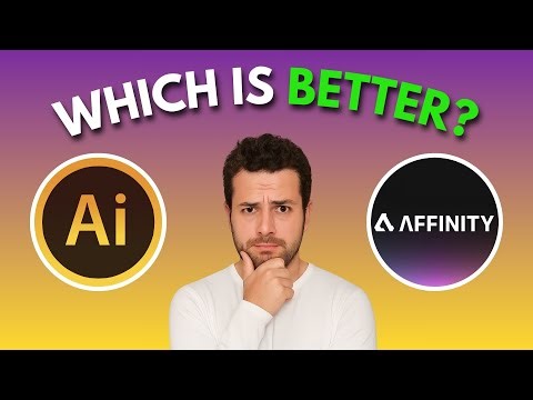 ✅ Adobe Illustrator vs. Affinity Designer: Vector Graphics Showdown 🎨