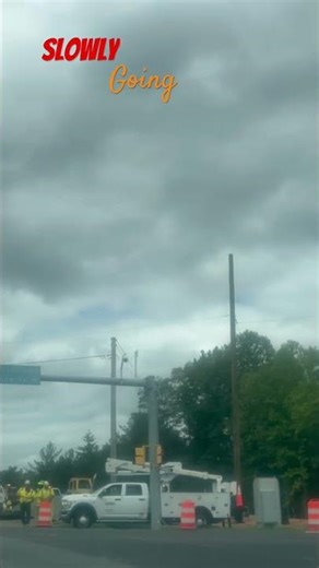 Red cones Slowly going