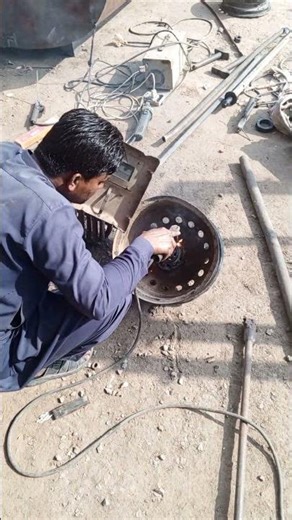 Rim Repair With Welding Techniques | Making Sparks Fly Metalwork in Progress