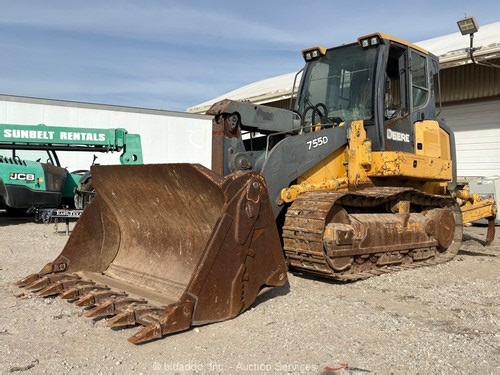 2008 John Deere 755D Crawler Loader Tractor 4-way Bucket Ripper bidadoo -Repair | eBay