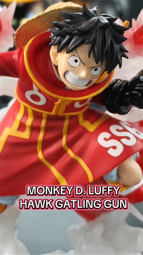 Monkey D. Luffy using Hawk Gatling Gun #onepiece #onepiececollection