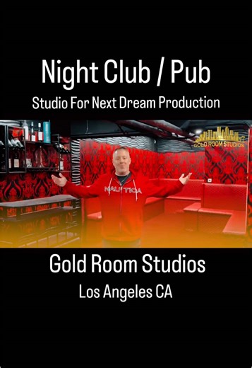 🎥✨ Gold Room Studio CA – Nightclub Vibes for Your Next Production! Step into the ultimate nightclub-themed studio for your next creative project! Whether you’re shooting a film, music video, commercial, or photo session, Gold Room Studio CA provides the perfect backdrop with luxurious and vibrant nightclub aesthetics. 📍 Location: California 🎵 Features Include: \t•\tA dynamic nightclub atmosphere with stunning gold accents \t•\tPerfect for music videos, party scenes, and nightlife-inspired sho