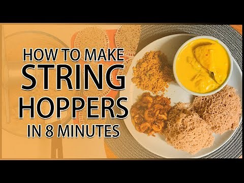How to Make String Hoppers in 8 Minutes