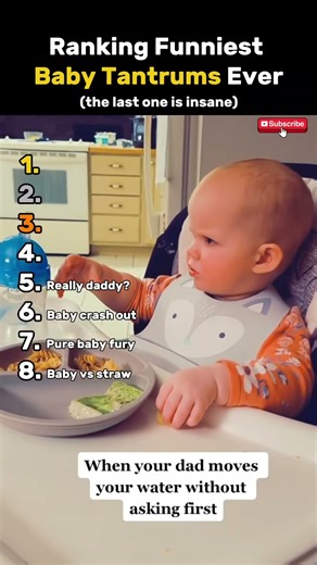 RANKING Funniest Baby Tantrums Ever #funny #shorts