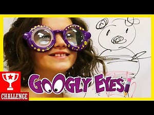 GOOGLY EYES CHALLENGE! | KITTIESMAMA