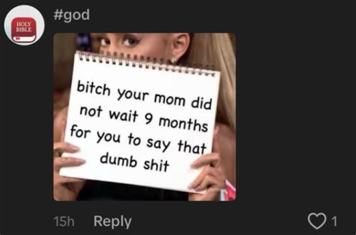 #alienmyth64 #am64 #AM64 @#god you should actually try and read the Bible before claiming to be Christian and then commenting some dumb shit😭✌️