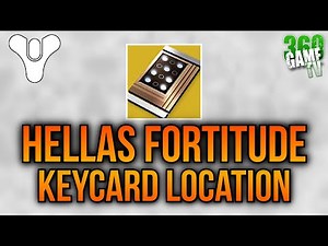 Keycard Hellas Fortitude Location Guide - Exotic Keycard Tutorial - Exotic Chest Location Destiny 2