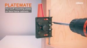 12 reactions | Our PLATEMATE template helps you accurately predrill holes so you can quickly install CLIP mounting plates to face frame cabinets. | Blum USA | Facebook