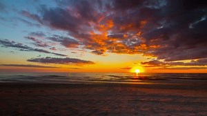 Sea Sunset Beach 4k Time-lapse Panorama Stock Footage Video (100% Royalty-free) 6040946 | Shutterstock