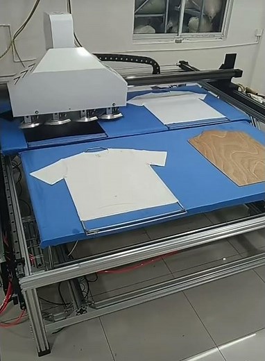 Auto Ironing with Moving Table #automaticironingmachine