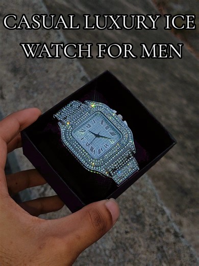 Casual Ice watch for men. #icewatch #casualwatch #analogwatch #watches #blingbling