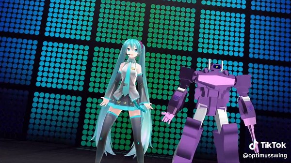 Shockwave and Miku: A Unique Transformers Fusion