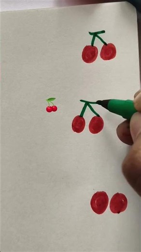 easy page border cherry design Diseño de borde de página