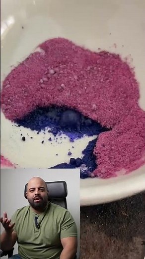 Test for water by anhydrous Cobalt Chloride #reversible reaction #chemistry #education
