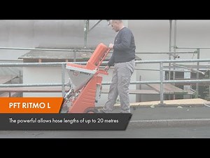 PFT RITMO L - the powerful allows hose lengths of up to 20 metres