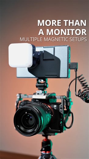 This isn’t just a monitor, it’s a snap-on system. P6XL camera monitor with built-in battery magnetic back = attach a power bank, snap on a mini LED, build your own setup in seconds. No cable mess. No heavy rigging. Just click, snap, shoot. #feelworld #feelworldmonitor #feelworldp6xl #filmmaking #cameragear #camerasetup #filmmaker #filmcamera #camerarig #cameraman #videocreator #cameragear #camerabuild #videoviralシ #FilmmakerGear #camerarig #behindthescenes #CinematicVibes #sonycamera | Feelworld